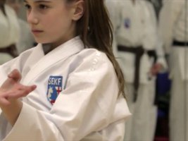 The golden karate girl with Olympic dreams